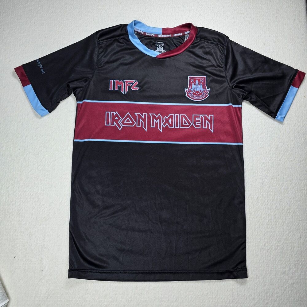 Iron Maiden Die With Your Boots On West Ham United 2019 Small Soccer Jersey
